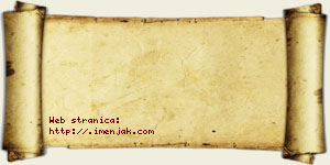 Jagoda Robović vizit kartica